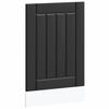 vidaXL Pannello Lavastoviglie Lucca Nero in Legno Multistrato