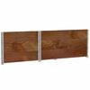 vidaXL Poggiapiedi da Giardino Marrone 120x80cm Legno Massello di Pino