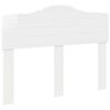 vidaXL Testiera Bianco Lucido Legno multistrato