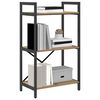 vidaXL Libreria Rovere artigianale 56 x 34 x 96 cm Legno multistrato