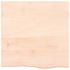 vidaXL Ripiano a Parete 60x60x2 cm Legno Massello Rovere Non Trattato