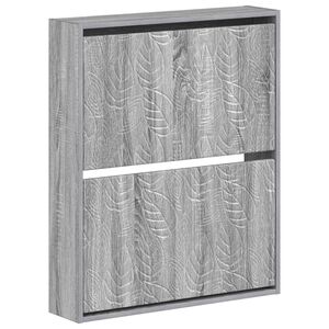 vidaXL Mobiletto per Scarpe da Muro DELFT 71 x 17 x 86 cm