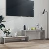 vidaXL Mobile Porta TV Grigio Cemento 180x30x43cm in Legno Multistrato