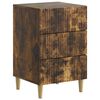 vidaXL Armadio da Notte Rovere Fumo 43 x 41 x 66,5 cm