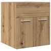 vidaXL Mobile Lavabo Bagno Artigianale 41x38,5x46 cm in Truciolato