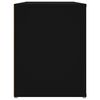 vidaXL Scarpiera Nera 100x35x45 cm in Legno Multistrato