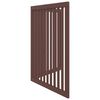 vidaXL Cancello Cani Pieghevole 2 Pannelli Marrone 160cm Legno Pioppo