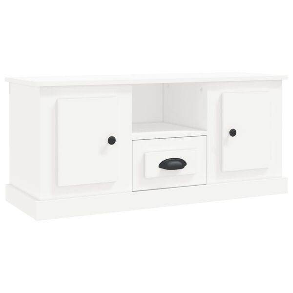 vidaXL Mobile Porta TV Bianco 100x35,5x45 cm in Legno Multistrato