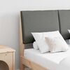 vidaXL Testiera imbottita Grigio scuro 135 cm Pino massello