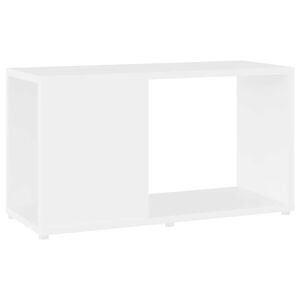 vidaXL Mobile Porta TV Bianco 60x24x32 cm in Legno Multistrato