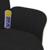 vidaXL Poltrona Massaggiante Nero 79 x 87 x 104.5 cm Tessuto
