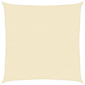 vidaXL Vela Parasole 160 g/m&sup2; Crema 4x4 m in HDPE