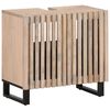 vidaXL Mobile Lavabo da Bagno 62x34x58cm in Legno Massello di Mango