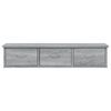 vidaXL Mobile a Muro Grigio Sonoma 88x26x18,5 cm in Legno Multistrato