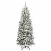 vidaXL Albero di Natale artificiale con 300 LED Bianco 210 cm