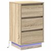 vidaXL Armadio da Notte Rovere Sonoma 39 x 34,5 x 65 cm