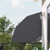 vidaXL Schermo di Privacy per Balcone Nero 140 x 140 cm Tessuto