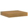 vidaXL Scaffale da parete 2 pcs Beige 23 x 23,5 x 4 cm