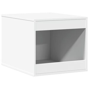 vidaXL Recinto Lettiera Gatti Bianco 47x59x42 cm in Truciolato