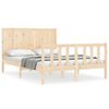 vidaXL Giroletto senza Materasso 120x200 cm in Legno Massello di Pino