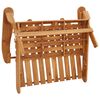 vidaXL Set Salotto da Giardino Adirondack 4pz Legno Massello di Acacia