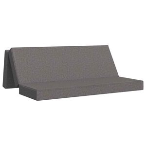 vidaXL Divano Letto Pieghevole 180 x 67 x 45 cm Grigio Chiaro