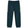 Pantaloni Tuta per Bambini con Coulisse Verde Muschio 128