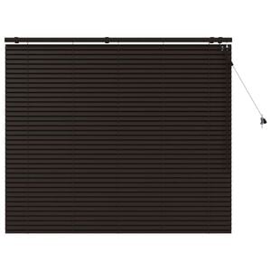 vidaXL Tenda Veneziana Marrone Scuro 160 x 130 cm 35 mm