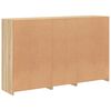 vidaXL Credenza con Luci LED Rovere Sonoma 162x37x100 cm