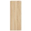 vidaXL Mobile a Parete Rovere Sonoma 69,5x34x90 cm Legno Multistrato