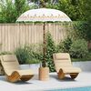 vidaXL Parasol Balinese Crema 185 x 185 x 260 cm