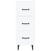vidaXL Credenza Bianca 34,5x34x90 cm in Legno Multistrato