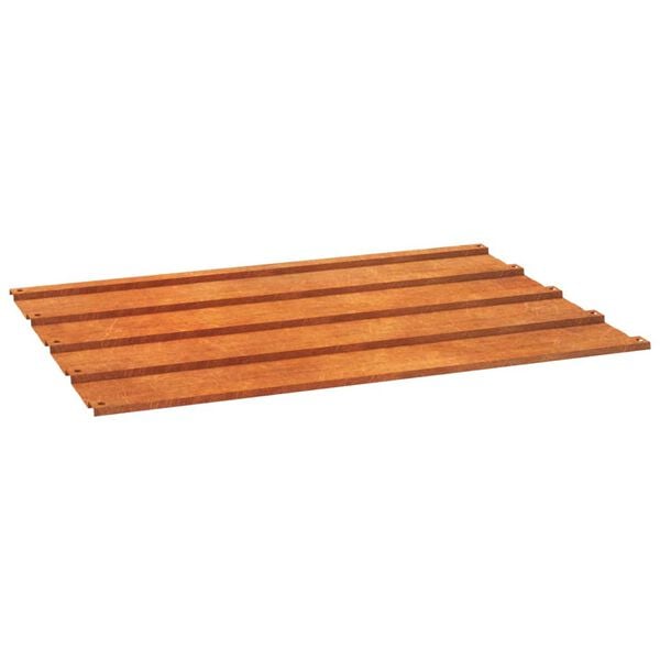 vidaXL Pannelli per Tetti 12 pz Ruggine 60x44 cm in Acciaio Corten