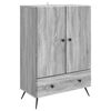 vidaXL Credenza Grigio Sonoma 66 x 34,5 x 95 cm Legno ingegnerizzato
