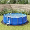 vidaXL Telo Sotto Piscina Grigio Chiaro &Oslash;428 cm Geotessile Poliestere