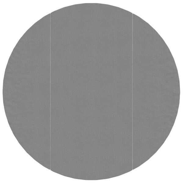 vidaXL Telo Sotto Piscina Grigio Chiaro Ø306 cm Geotessile Poliestere
