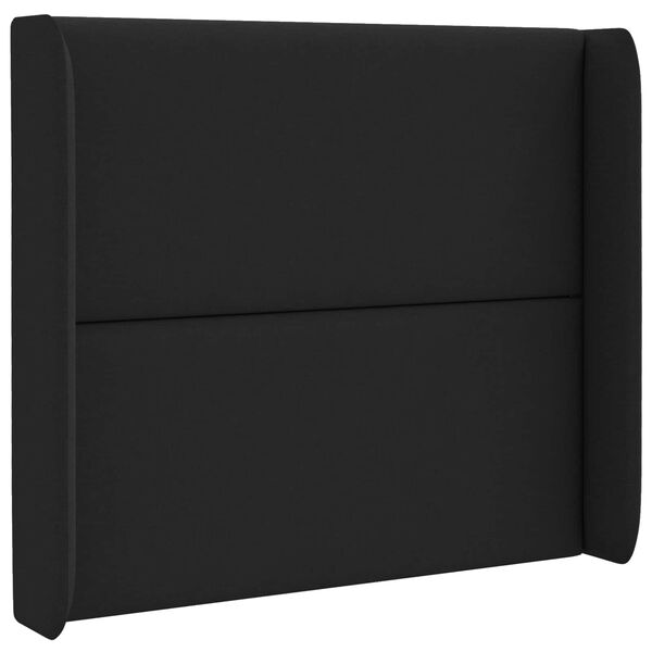 vidaXL Orecchia della Testata Nero 80 x 16 x 4 cm Tessuto