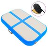 vidaXL Tappetino Ginnastica Gonfiabile con Pompa 60x100x20 cm PVC Blu