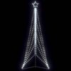 vidaXL Albero di Natale a LED 525 LED Bianco Freddo 302 cm
