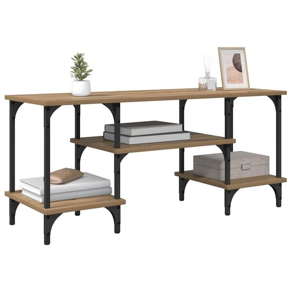 vidaXL Mobile TV Rovere artigianale 102 x 35 x 45,5 cm