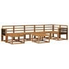 vidaXL Set di divani da esterno 8 pcs Naturale