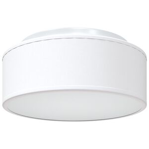 vidaXL Lampada da soffitto Bianco 30 x 13.5 cm Tessuto