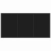vidaXL Set da Pranzo per Giardino 5 pcs Nero Rattan in PVC