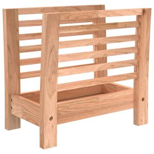 vidaXL Portariviste 40x26,5x38,5 cm in Legno Massello di Noce