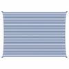 vidaXL Vela da ombra solare Blu e Bianco 7 x 5 m