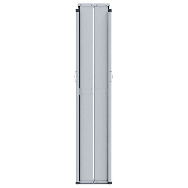 vidaXL Tenda da Sole Laterale Retrattile Marrone 200x1000 cm