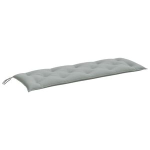 vidaXL Cuscino Panca Giardino Grigio Chiaro M&eacute;lange 150x50x7cm Tessuto