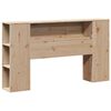 vidaXL Letto Libreria senza Materasso 135x190 cm in Legno di Pino