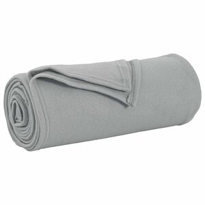 vidaXL Coperta Grigio 170 x 130 cm 0.33 kg Panno