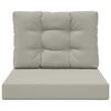 vidaXL Cuscino per divano da esterno 2 pcs Grigio Poliestere